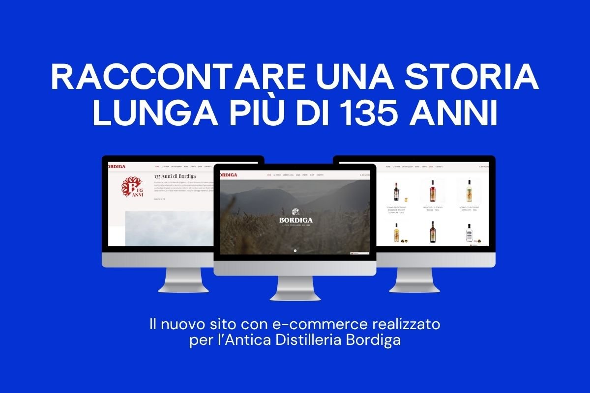 135 anni e un nuovo sito con e-commerce per l'Antica Distilleria Bordiga dal 1888