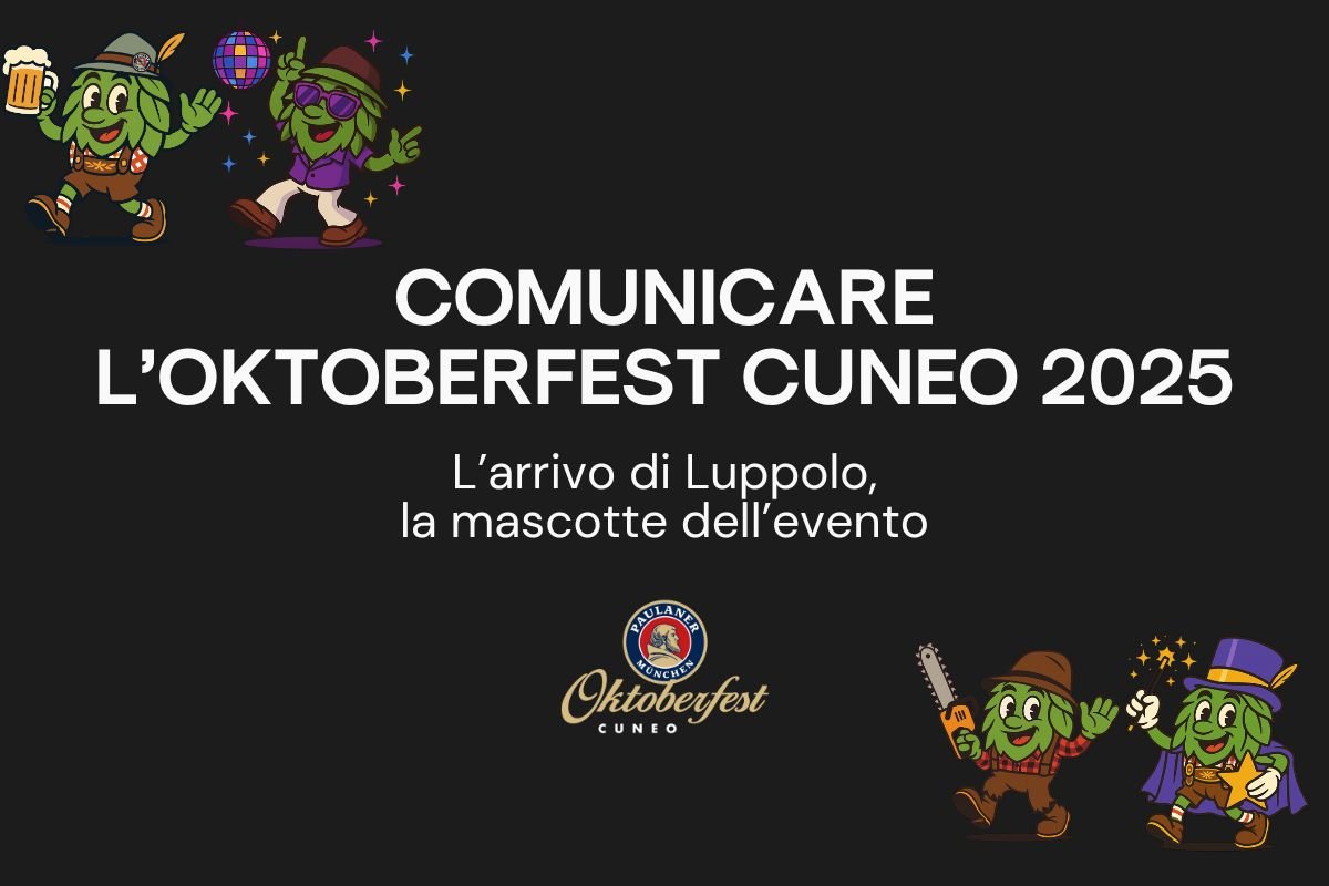 Comunicare l’Oktoberfest Cuneo 2025: l’arrivo di Luppolo, la mascotte dell’evento